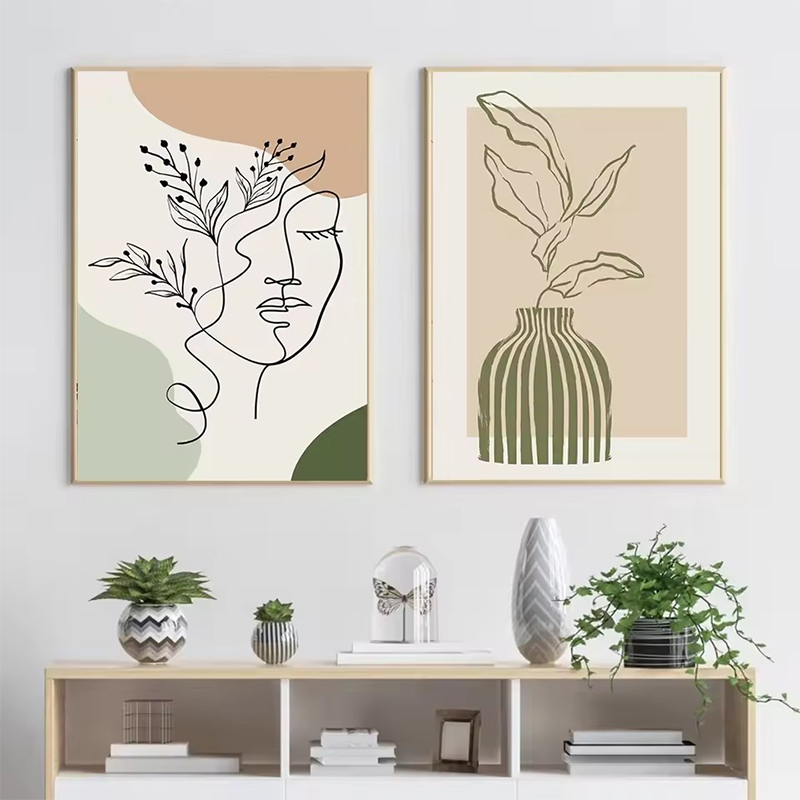 Boho Sage Green Plants Nordic  – Photography Geometry recenzja i cena
