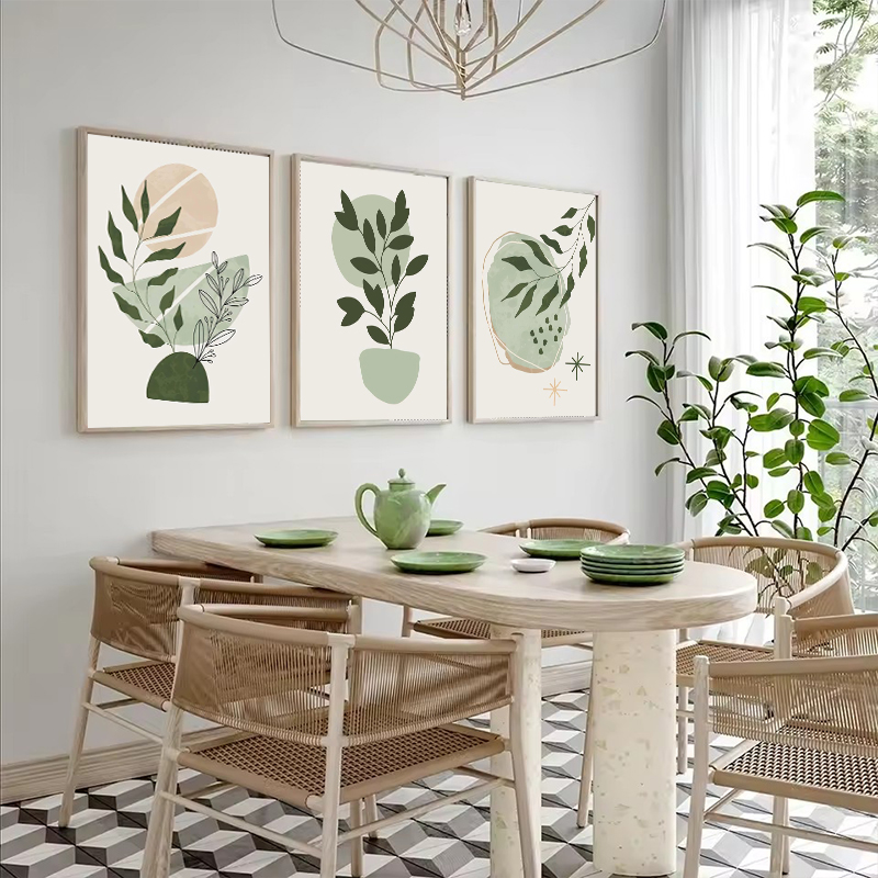 Boho Sage Green Plants Nordic  – Photography Geometry recenzja i cena